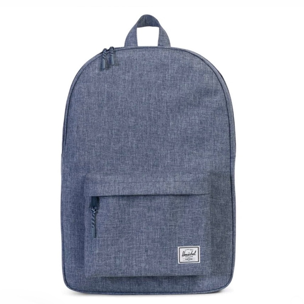 Herschel Classic Backpack in Dark Chambray Crosshatch